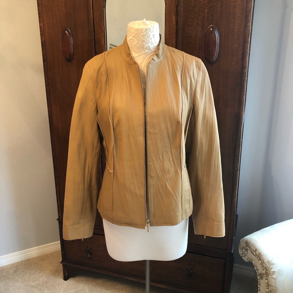 Betty Barclay Leather Jacket